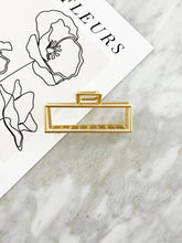 Load image into Gallery viewer, 3.25&quot; Matte Gold Hair Clip - FELICIA