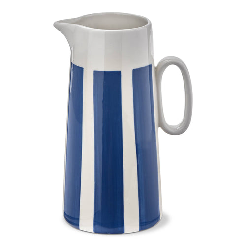 SALE Bold Stripe Pitcher - Blue