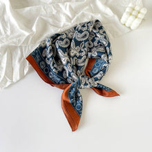 Load image into Gallery viewer, Vintage Paisley Pattern Square Satin Scarf MK2BLW6W6NSI150