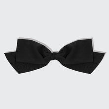 Load image into Gallery viewer, Recycled Fabric Bow Hair Clip 1pc- Black