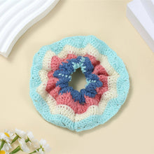 Load image into Gallery viewer, Sweet Colorful Flower Handmade Crochet Scrunchies MK2BLW6W6HSR217