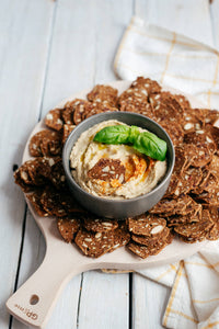 Cranberry Almond Crisps | Gluten-Free Crackers | Charcuterie
