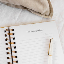 Load image into Gallery viewer, Every Day Praise Journal | Oatmeal Floral Spiral