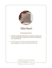 Load image into Gallery viewer, Take Heart | A 90-Day Devotional