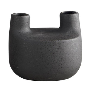 Grey Abstract Vase