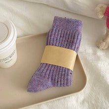 Load image into Gallery viewer, Simple Wool Thicken Warm Crew Socks MK2BLW6W8FSO212