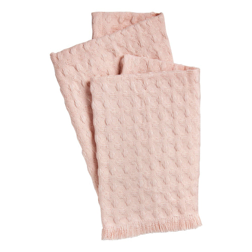 Wellbeing Waffle Wash Cloth Set Of 2 - Blush
