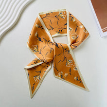 Load image into Gallery viewer, Print Narrow Long Satin Silk-Feel Scarf MK2BLW6W6NSI135