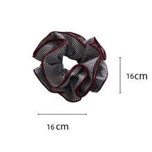 Load image into Gallery viewer, Polka Dot Gingham Ruffled Hair Scrunchies MK2BLW6W6HSR218