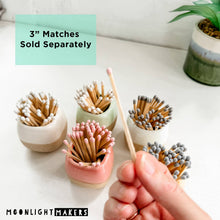 Load image into Gallery viewer, Ceramic Match Holders - With or Without Matches - 5 Colors