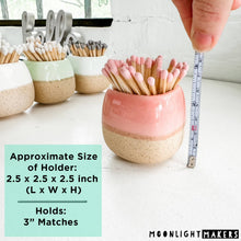 Load image into Gallery viewer, Ceramic Match Holders - With or Without Matches - 5 Colors