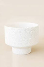 Load image into Gallery viewer, Speckled Footed Pot - White