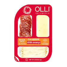 Olli Snack Pack - Calabrese & Asiago with Crackers