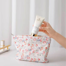 Load image into Gallery viewer, Cute Flower Printed Cotton Makeup Bag MK2BLW6W10BOB615