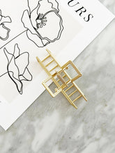 Load image into Gallery viewer, 3.25&quot; Matte Gold Hair Clip - FELICIA