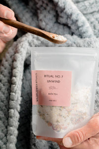 No. 7 Unwind Botanical Bath Tea - Vetiver Lavender