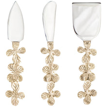 Load image into Gallery viewer, Clover Cheese Knives Set of 3