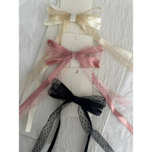 Load image into Gallery viewer, Ribbon Lace Bow Hair Clip