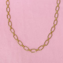Load image into Gallery viewer, Amber Boxy Chain Necklace