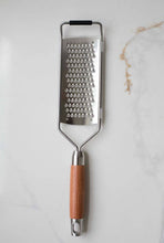 Load image into Gallery viewer, Cheese Grater with Walnut Wood Handle