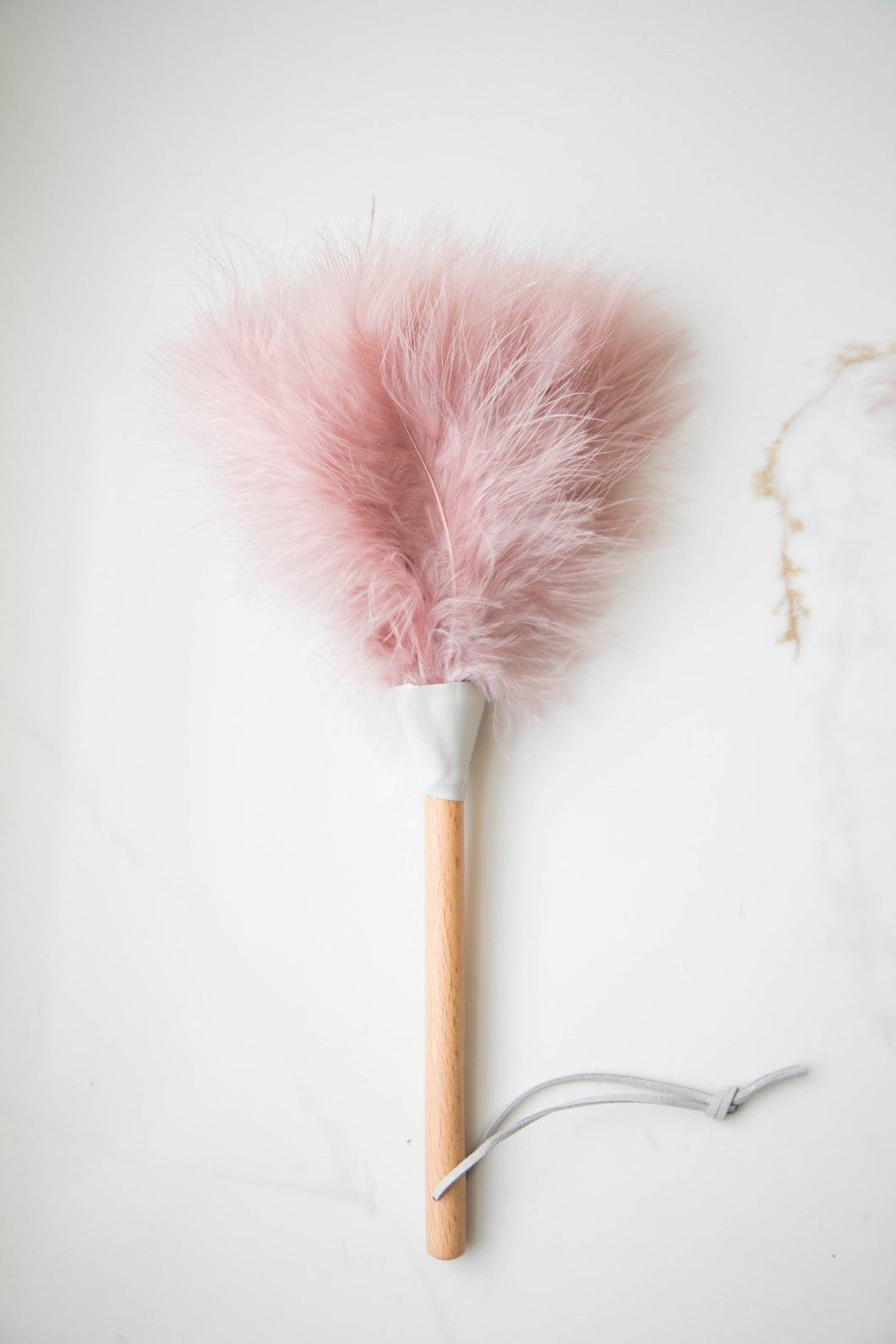 Pink Ostrich Feather Duster