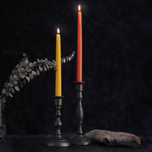 Load image into Gallery viewer, Pair of Hand-Dipped Beeswax Taper Candle Gifts for Fall Home