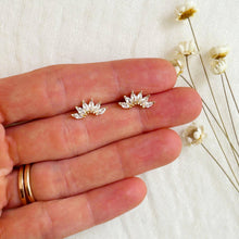 Load image into Gallery viewer, Dainty CZ Arch Studs
