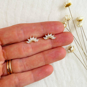 Dainty CZ Arch Studs
