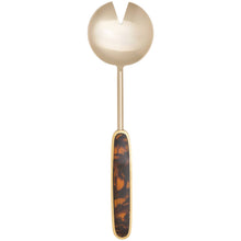 Load image into Gallery viewer, Tortoiseshell Salad Servers Set of 2