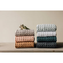 Load image into Gallery viewer, Stone Organic Cotton Waffle Hand Towel