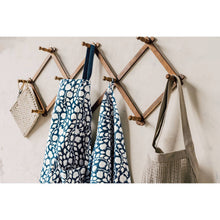 Load image into Gallery viewer, Vinebloom Block Print Dishtowel