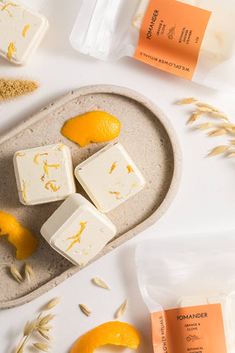 Pomander Autumn Botanical Shower Steamers - Orange Clove