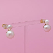 Load image into Gallery viewer, Classic Double Pearl Earrings