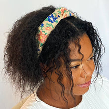 Load image into Gallery viewer, French Floral Embroidered Headband: Red