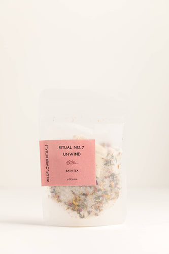 No. 7 Unwind Botanical Bath Tea - Vetiver Lavender