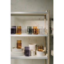 Load image into Gallery viewer, Fluted Glass 17 oz - Smoke
