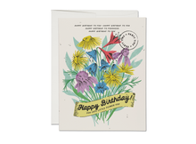 Load image into Gallery viewer, Cute Little Flower birthday greeting card
