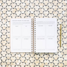 Load image into Gallery viewer, Fresh Start Daily Goal Planner | Natural Spiral | Undated