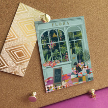 Load image into Gallery viewer, Flower Shop Birthday Card