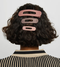 Load image into Gallery viewer, Flat Lay Claw Clip 3pc Flat - Ultra Glossy Terracotta