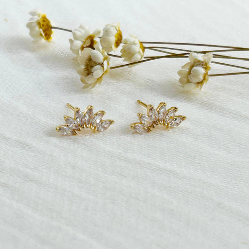 Dainty CZ Arch Studs