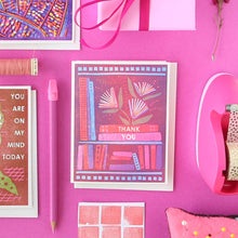Load image into Gallery viewer, Thank You (Book Flowers) Card