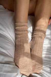 Cottage Socks: Heather Grey