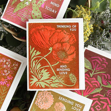 Load image into Gallery viewer, Thinking of You (Red Poppies) Friendship Card