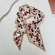 Load image into Gallery viewer, Print Narrow Long Satin Silk-Feel Scarf MK2BLW6W6NSI135