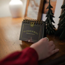Load image into Gallery viewer, The Wonder of His Love | Daily Encouragement Flip Calendar for the Advent Season