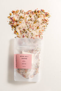 No. 7 Unwind Botanical Bath Tea - Vetiver Lavender