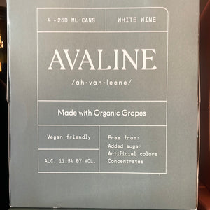 Avaline White Wine Cans - 4 pack