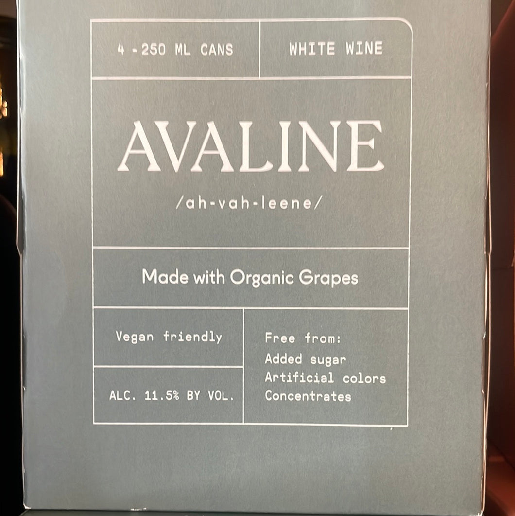 Avaline White Wine Cans - 4 pack