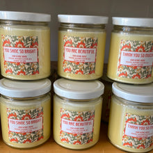 Load image into Gallery viewer, Greeting Candle: Coconut Wax with Essential Oils